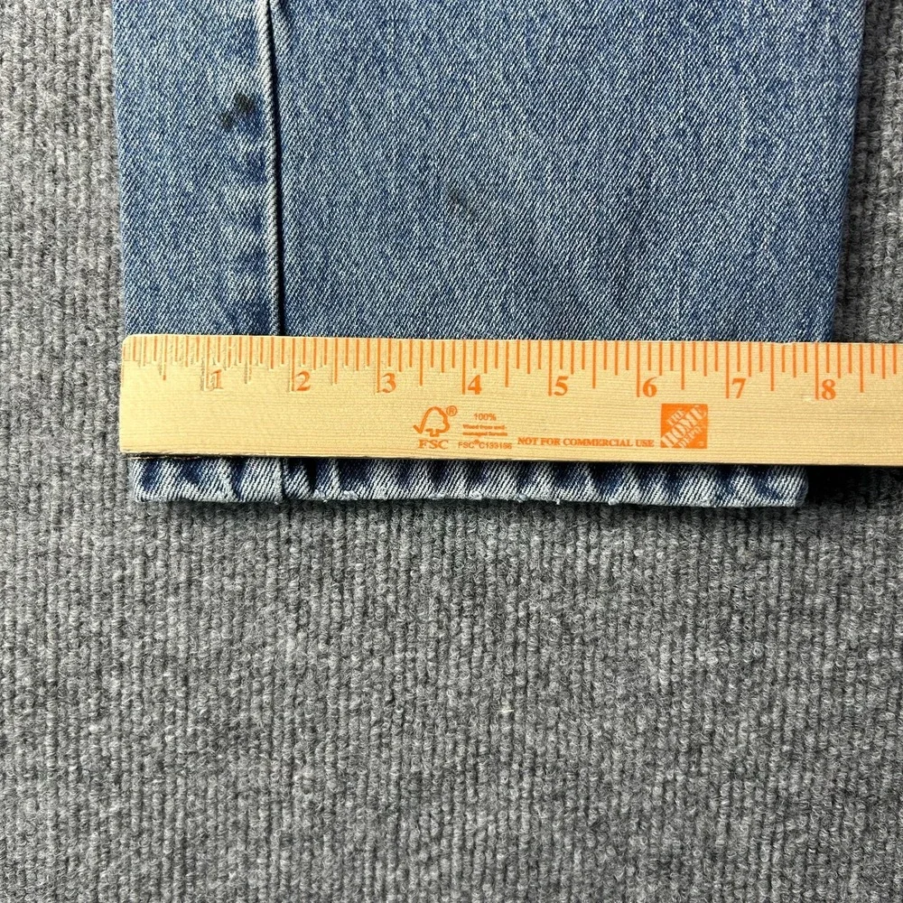Levi's 505 Straight Fit Jeans Men's Blue Denim‎ Cotton Pockets Zip Fly - 36X29.5